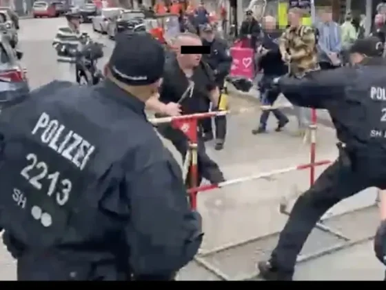 La policía dispara a un hombre que amenazaba con un hacha a los aficionados en Hamburgo