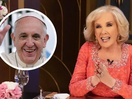 El picante y sorpresivo reclamo de Mirtha Legrand al Papa Francisco