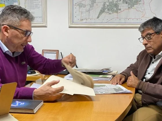 La Municipalidad y Aguas del Norte articularán acciones de mejora en las calles de la ciudad
