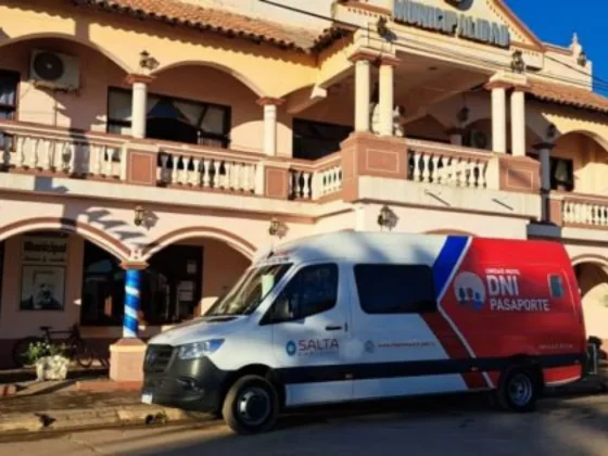 Hasta mañana permanecerá el móvil del Registro Civil en Colonia Santa Rosa