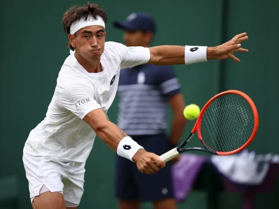 Francisco Comesaña fue derrotado por Musetti y le puso fin a un Wimbledon inolvidable