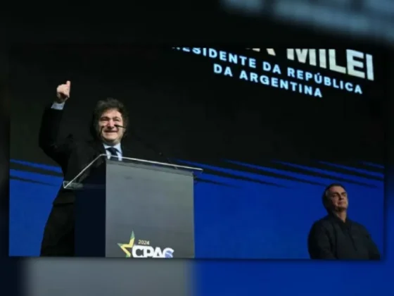 Javier Milei asegura que Bolsonaro sufre de persecución judicial