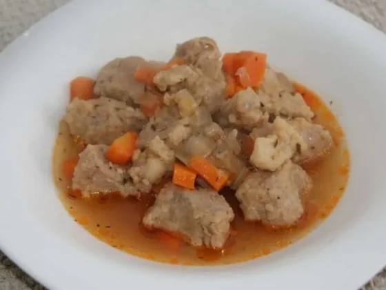 Cerdo estofado a la cerveza