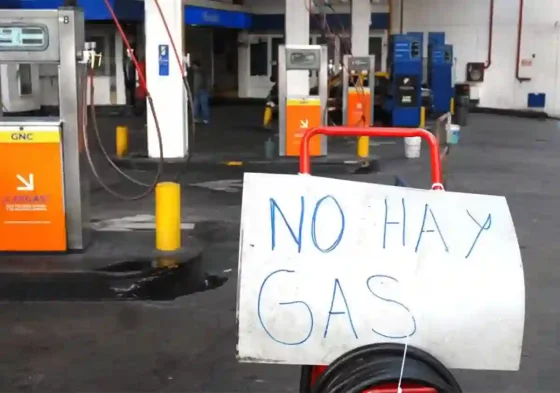 "NO HAY GNC"  Por la ola de frío, comenzaron a suspender la venta de GNC en Salta