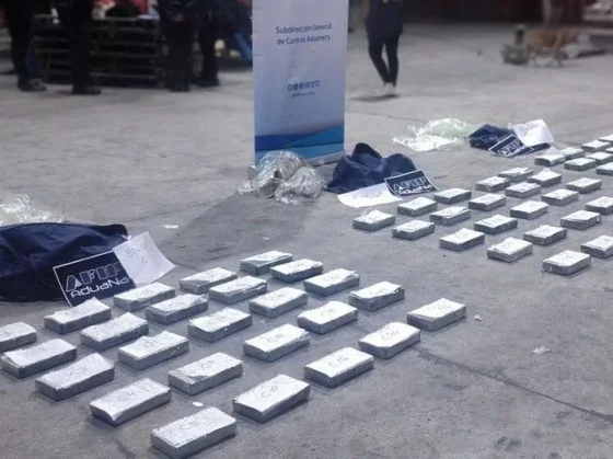 Argentina está entre los 10 países líderes en secuestros de cocaína y armas