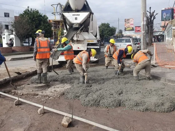 Se colocó nuevo hormigón en Esteco y La Rioja