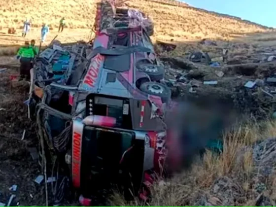 TRAGEDIA: un colectivo cayó al vacío y murieron 23 personas