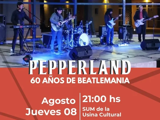 Pepperland celebra 60 años de beatlemanía en la Usina Cultural Salta