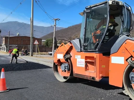Se construyeron dos lomos de burro en Av. Asunción