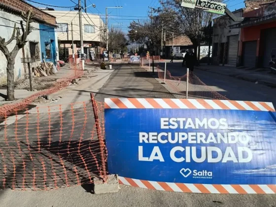 Realizan tareas de hormigonado en La Rioja y 10 de Octubre y en San Luis y Florida