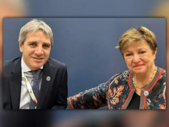 Cumbre del G20: Caputo se reunió con la titular del FMI