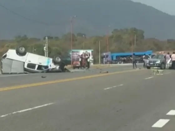 Varios heridos en un accidente a la entrada de Lumbreras