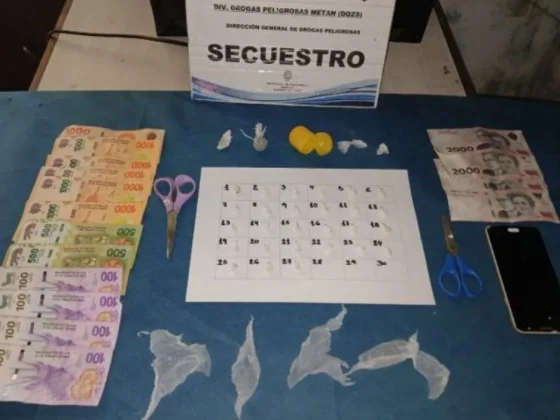 La policía detiene a joven salteño por venta de estupefacientes