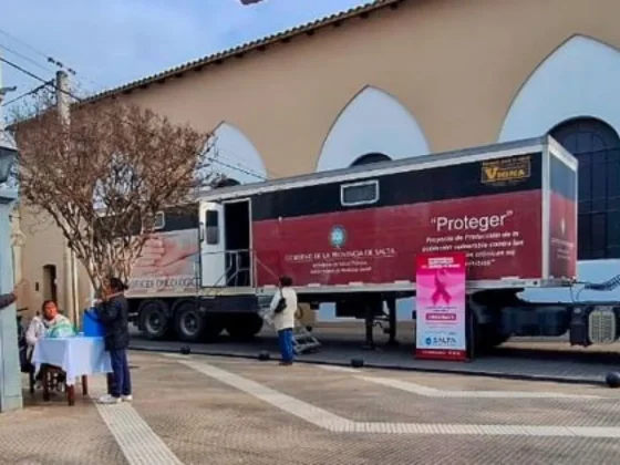 Papanicolaou, mamografías, test de VIH y vacunación en Chicoana