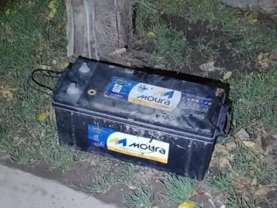 Tres salteños fueron detenidos por el robo de una batería