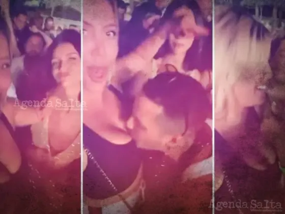 Wanda Nara: un hombre le dio un beso en el escote en Ibiza