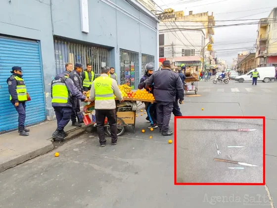 Tras el grave enfrentamiento entre fruteros, levantaron los carros de calle Ituzaingó