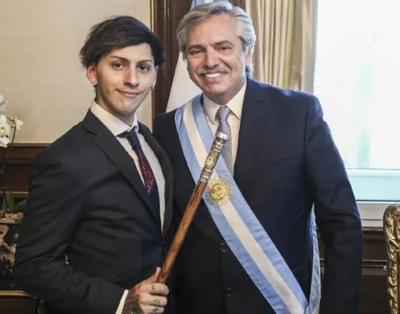 Dyhzy, el hijo de Alberto Fernández revolucionó las redes con su impactante cambio físico