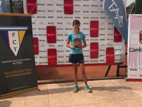 Tenis: La salteña Florencia Mardones salió campeona nacional del sub 14 en Córdoba