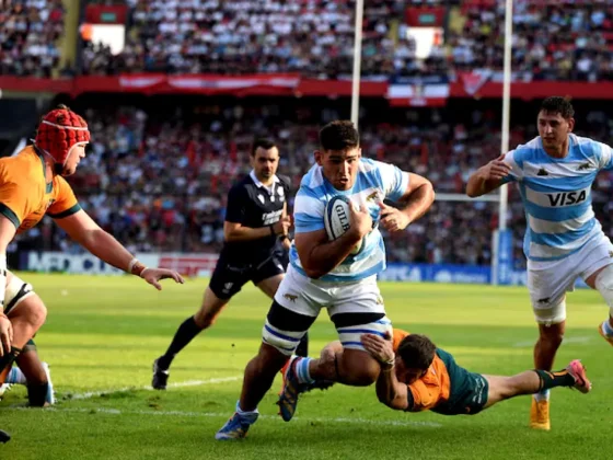Los Pumas derrotaron a Australia 67-27 y se ubican en el segundo lugar del Rugby Championship