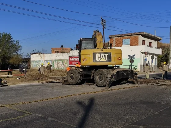 Comenzaron las obras de hormigonado en inmediaciones de avenida Sansón