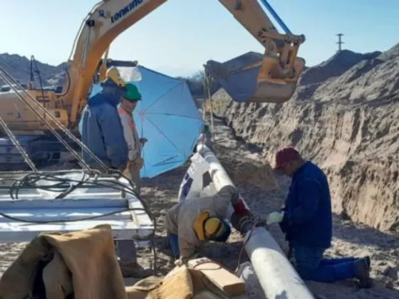 La construcción del gasoducto La Viña-Guachipas se encuentra en la etapa final