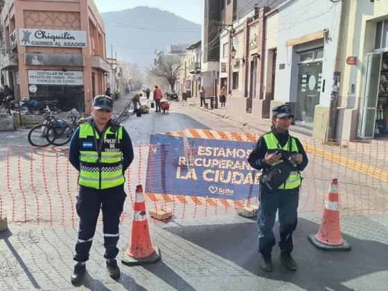 Ejecutaron arreglos rápidos de calzada en el pasaje Zorrilla