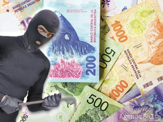 Robaron una distribuidora y solo se llevaron los billetes de mayor valor