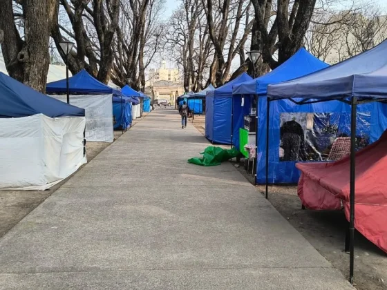 Comenzó la Feria del Milagro en el parque San Martín