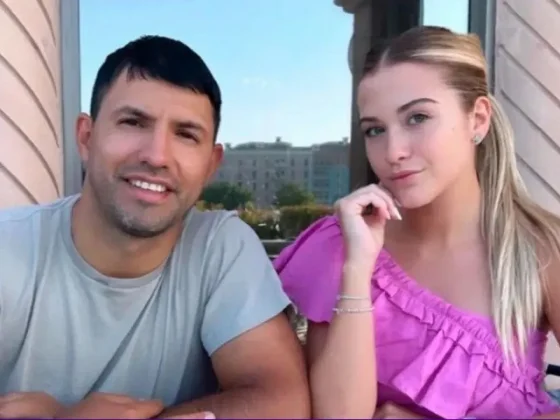 Nació Olivia, la hija del Kun Agüero y Sofía Calzetti