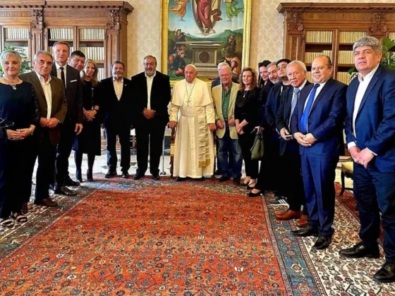 El papa Francisco recibió a una delegación de la CGT