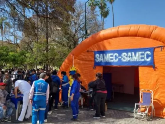 El SAMEC realizó más de 2000 atenciones durante la procesión del Milagro