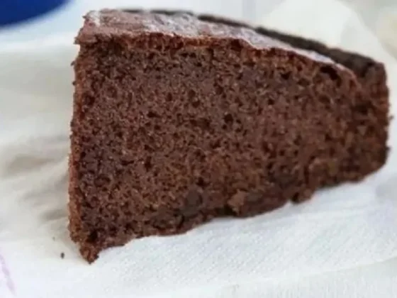 Receta de bizcochuelo de chocolate