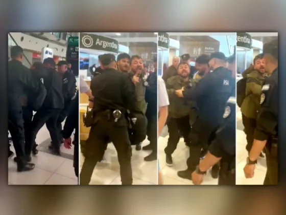 Grabois se quiso pelear con pasajeros que lo insultaron en el aeropuerto de Ezeiza