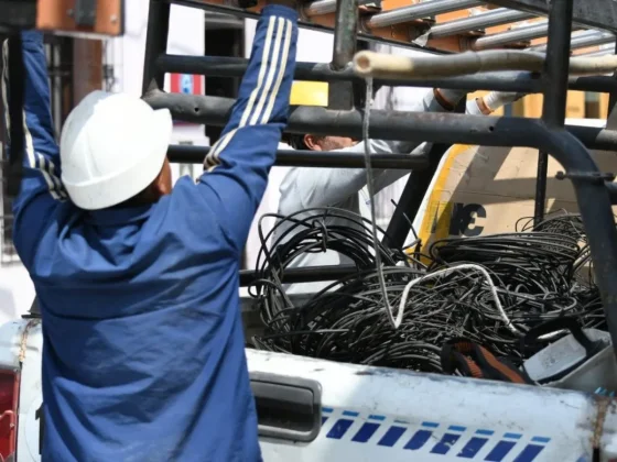 Avanza el operativo de despeje de cables en desuso