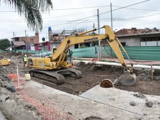 Las obras de recuperación en avenida Discépolo tienen un avance del 70 por ciento