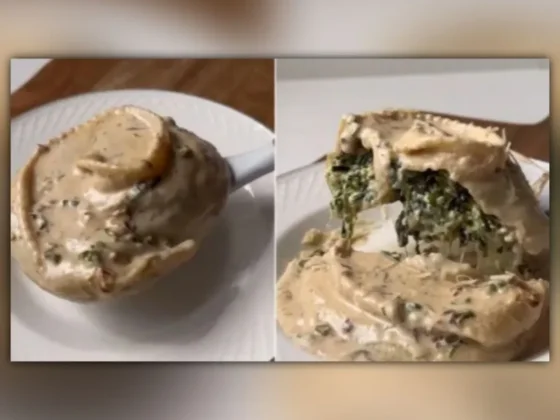 Salvá tu cena en simples pasos con este raviolón gigante