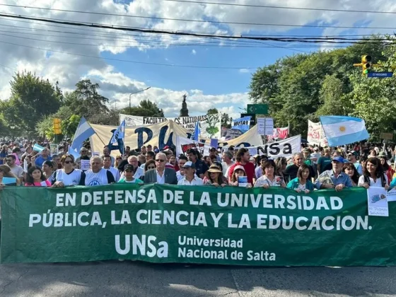 Marcha Federal por las Universidades: cómo será el recorrido en Salta