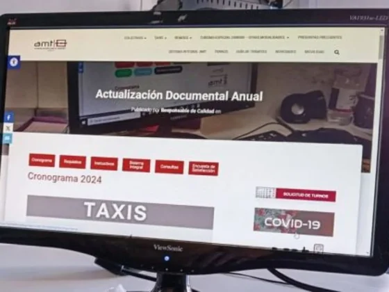 Durante el mes de octubre continuará la actualización documental 2024 para taxis y remises
