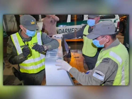 La división canes de Gendarmería detectó 17 kilos de anfetaminas
