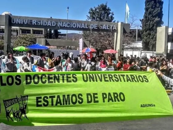 Docentes universitarios anunciaron una semana de paro nacional