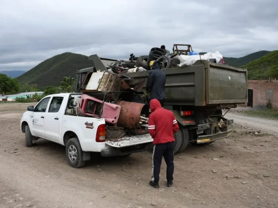 Descacharrado: se lograron retirar 40 toneladas de residuos en Floresta Baja