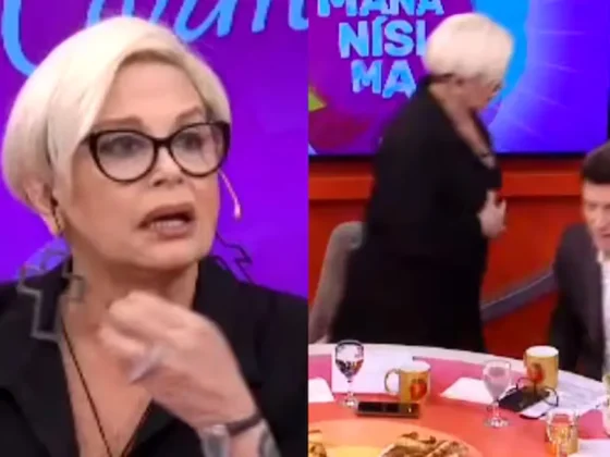 Carmen Barbieri se enojó por una actitud de sus compañeros y amenazó con abandonar su programa