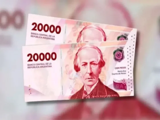 El Banco Central confirmó que en noviembre entrará en circulación el el billete de $20.000