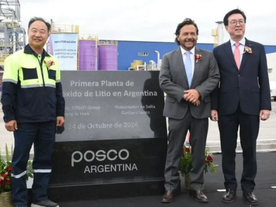 Se inauguró en Salta la primera planta comercial de producción de hidróxido de litio del país