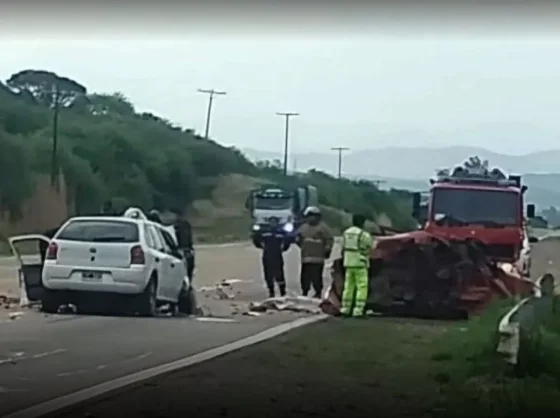Increíble accidente se lleva la vida de una mujer en la Ruta 34