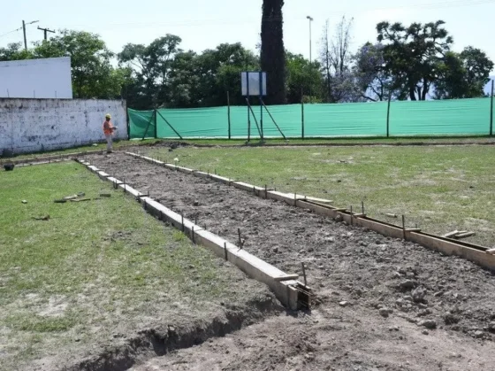 Avanza la construcción de una nueva plaza en el barrio Limache