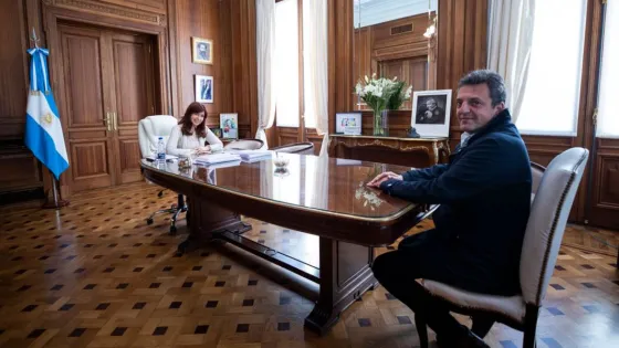 Massa empezó a presentar a su equipo y se reunió con Cristina Kirchner