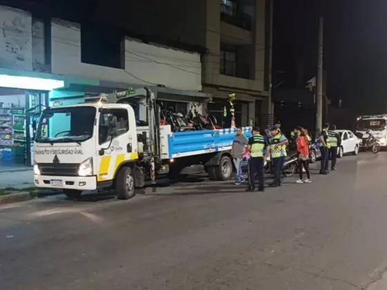 Se secuestraron 40 motos durante la madrugada