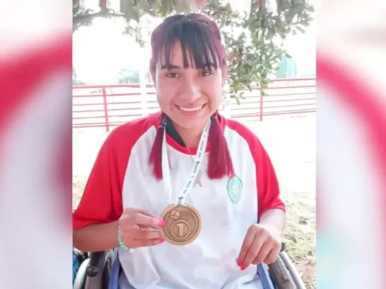 Juegos Evita: Fernanda Ruiz, de La Merced, obtuvo la primera medalla de oro para Salta